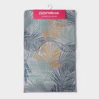 Коврики для ванной и туалета Доляна &laquo;Тропики&raquo;, 2 шт: 50&times;80 см, 40&times;50 см