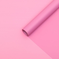 Пленка для цветов "Люкс", матовая, серо-розовая, 0,6 м, 200 г, 40 мкм