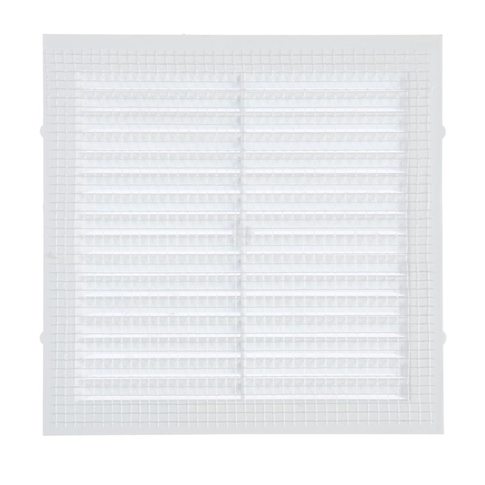 Решетка вентиляционная "КосмоВент" Л155, 155 х 155 мм, с сеткой, неразъемная