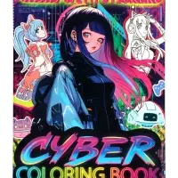 CYBER anime coloring book