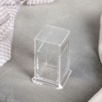 Подставка под зубочистки Доляна, 5×5×7,5 см, прямоугольная Подставка под зубочистки Доляна, 5×5×7,5 см, прямоугольная