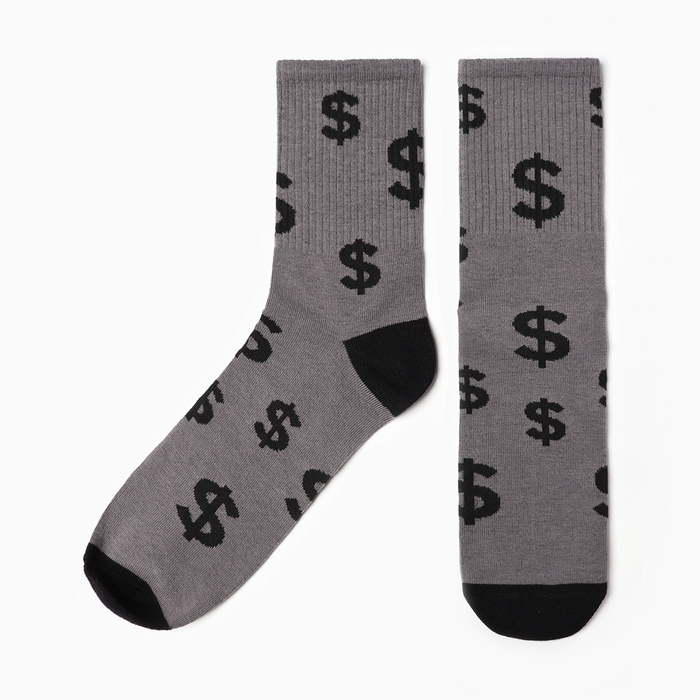 Носки мужские Носки мужские "Баксы" р. 41-44 (27-29 см), серый