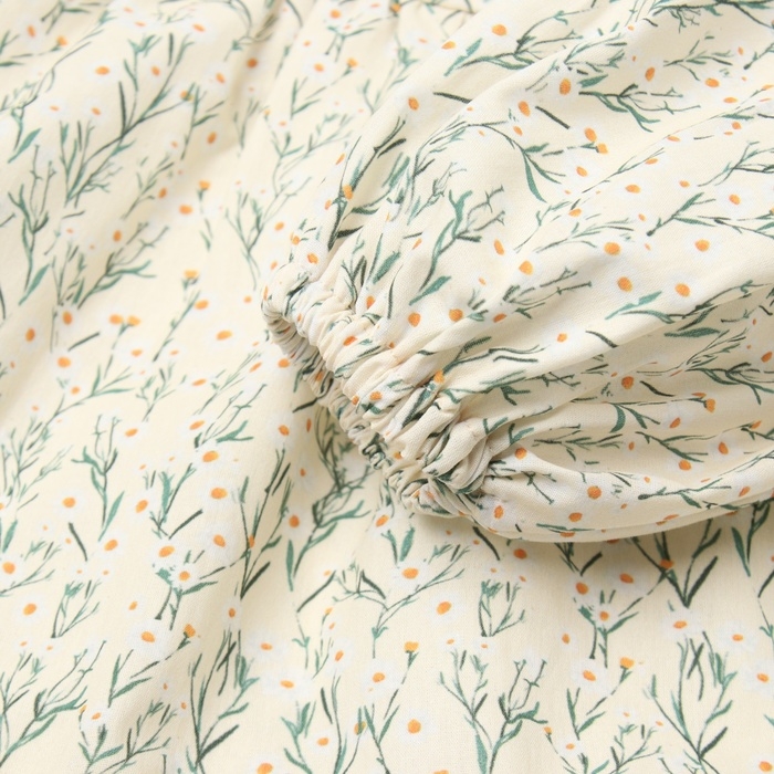 Блузка для девочки MINAKU &laquo;Ромашки&raquo;, цвет молочный, рост 128 см