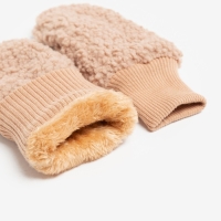Варежки женские MINAKU, р-р 23 см, цв.бежевый Варежки женские MINAKU, р-р 23 см, цв.бежевый