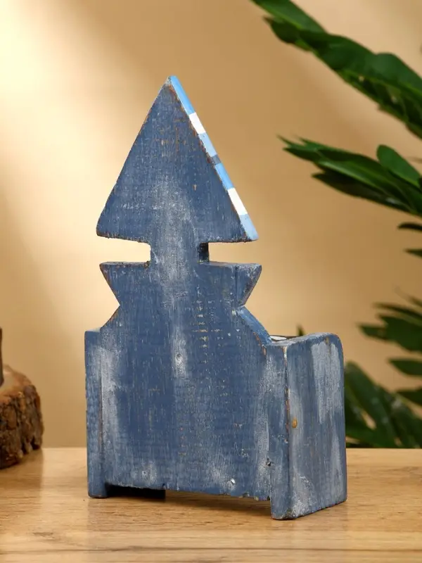 Календарь настольный &laquo;Кораблик&raquo;, 11&times;5.5&times;19 см, дерево, синий