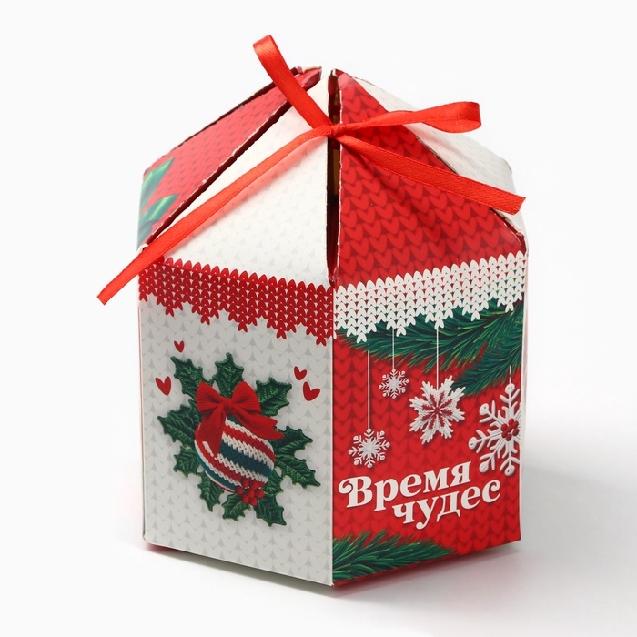 Подарочный набор новогодний &laquo;Теплых праздников&raquo;: чай, кружка, носки