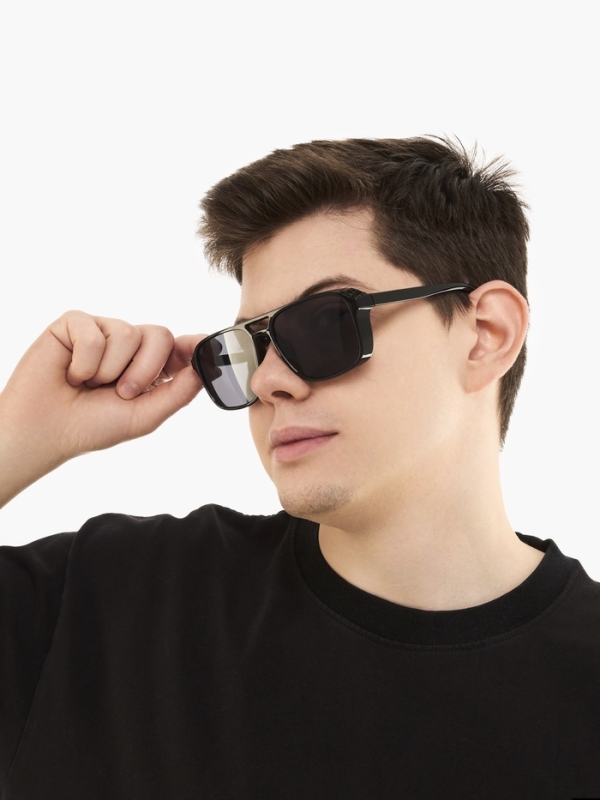 Очки солнечные, uv 400, ширина 14.3 см, дужка 15 см, линза 5.5 х 4.5 см