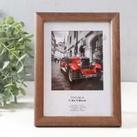 Фоторамка сосна с19 орех 13х18 см (пластиковый экран)