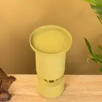 Подсвечник на 1 свечу текстурный "Олива" 10,5х10,5х19 см