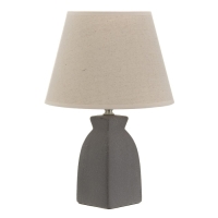 Настольная лампа "Мия" Е27 40Вт графитовый 25х25х35,5см RISALUX
