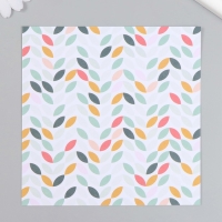 Набор бумаги для скрапбукинга 24 листа 12 дизайнов "Лиса в лесу" 160 гр 15,2х15,2 см