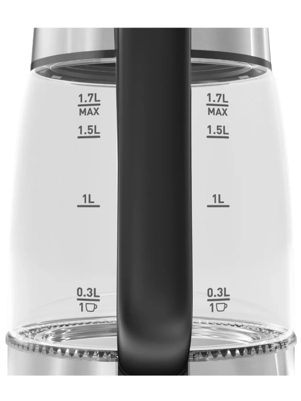 Стеклянный чайник Glass Kittle KI700830, с фильтром, 2200 Вт