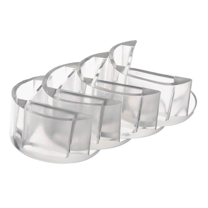 Защитные накладки на углы, круглые, набор 4 шт., силикон, Крошка Я Защитные накладки на углы, круглые, набор 4 шт., силикон, Крошка Я