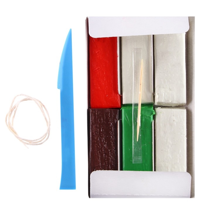 Свеча своими руками на новый год &laquo;Снеговик в колпаке&raquo;, набор для творчества