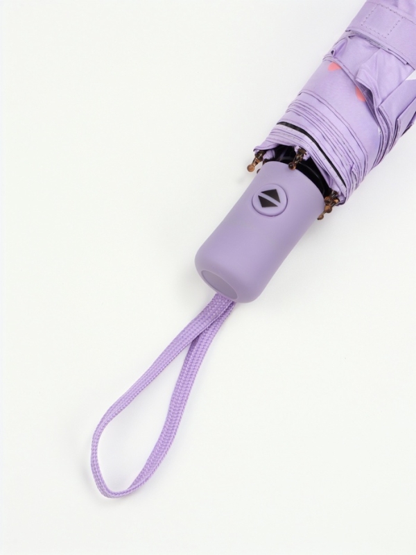 Зонт автоматический &laquo;Цветы&raquo;, эпонж, 3 сложения, 8 спиц, R = 48/55 см, D = 110 см, цвет МИКС