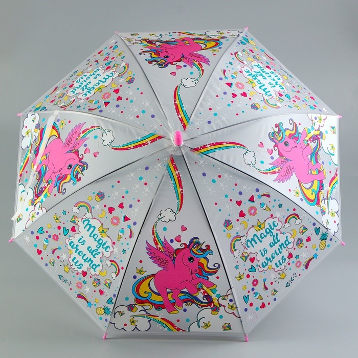 Детский зонт «Радужный единорог» 84 × 84 × 67 см Детский зонт «Радужный единорог» 84 × 84 × 67 см
