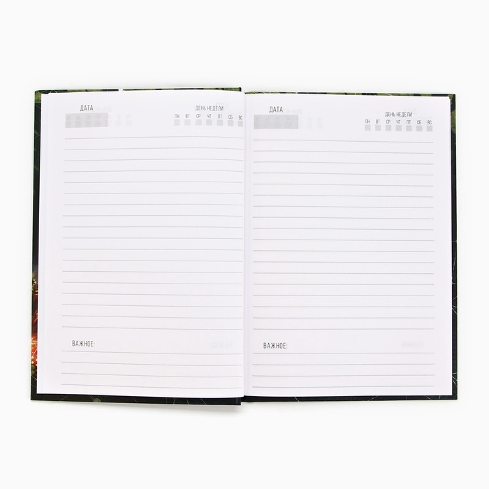 Ежедневник А5, 80 листов, недатированный, в твердой обложке &laquo;23 февраля танк&raquo;