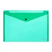 Папка-конверт на кнопке А4, 140 мкм, ErichKrause Fizzy Classic, непрозрачная, микс