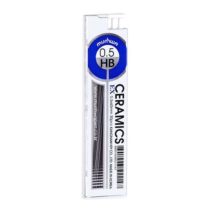 Грифели для механических карандашей Munhwa Грифели для механических карандашей Munhwa "Ceramics", 30шт., 0,5мм, HB