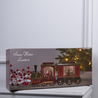 Светодиодная фигура &laquo;Поезд&raquo; 48 &times; 20 &times; 9.5 см, пластик, батарейки ААх3 (не в комплекте), USB, свечение тёплое белое