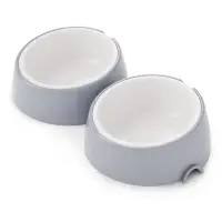 Лего-миска ALTA для животных с наклоном 0,3л СЕРАЯ