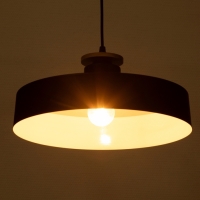 Светильник Timothy 1х40Вт Е27 пр-1м черный 32,5х32,5х12см