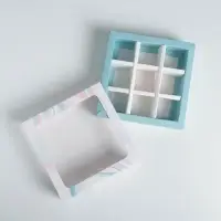 Коробка для конфет, кондитерская упаковка, 9 ячеек, Only for you 14.5 х 14.5 х 3.5 см