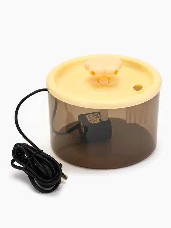 Фонтан для животных с миской, 34&times;17.5&times;11.5 см, бежевый