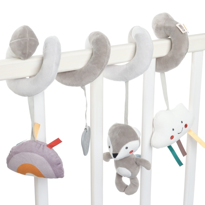 Растяжка на кроватку/коляску «Волчонок Тиша», с прорез., Крошка Я Растяжка на кроватку/коляску «Волчонок Тиша», с прорез., Крошка Я