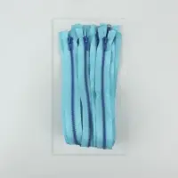 Молния &laquo;Трактор&raquo;, №5, разъёмная, замок автомат, 50 см, голубая