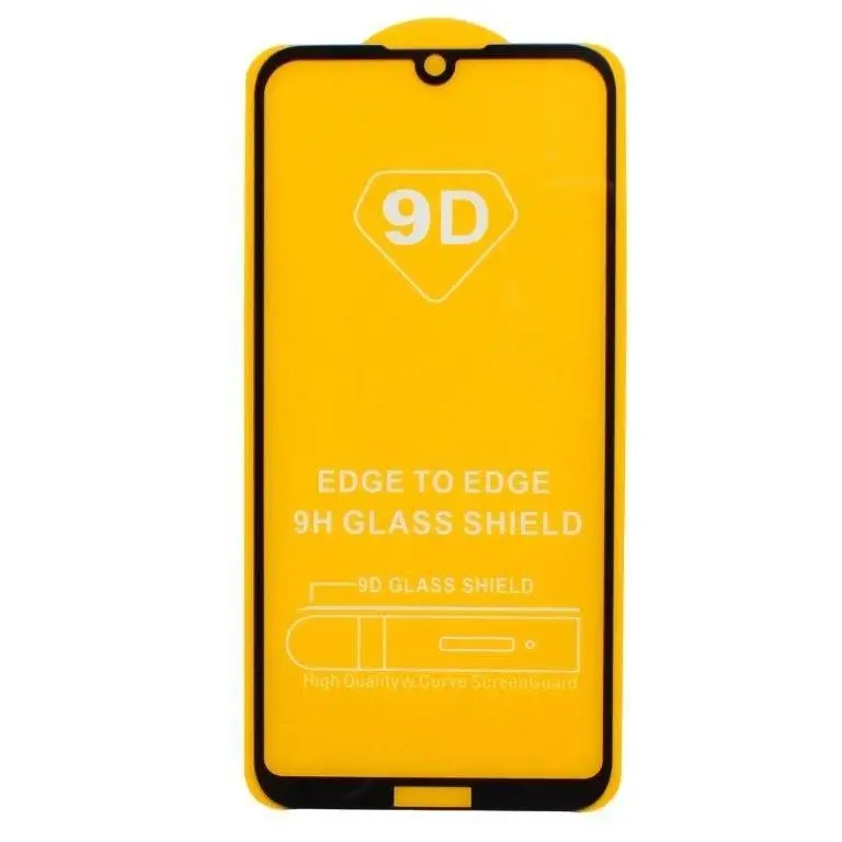 Защитное стекло Huawei Y5 (2019)/ Honor 8S с рамкой 9H Full Glue без упаковки (25 шт./уп.)