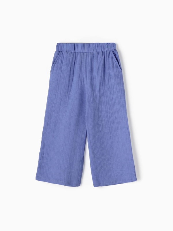 Брюки из муслина для девочки KAFTAN рост 116, фиолетовый