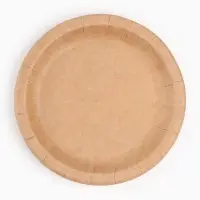 Набор посуды одноразовый &laquo;КРАФТ&raquo;: 6 стаканов, 6 тарелок