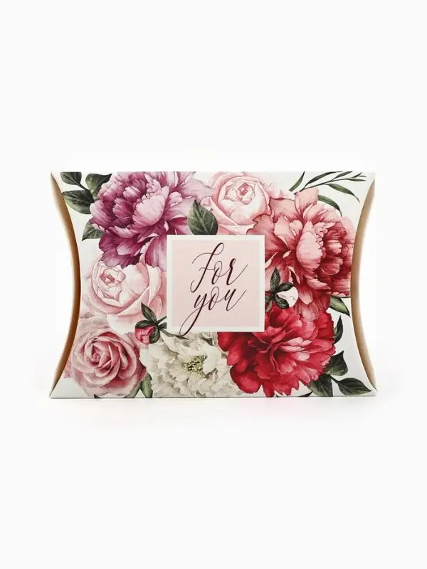 Коробка подарочная складная фигурная, упаковка, &laquo;Цветочная нежность&raquo;, 11 х 8 х 2 см