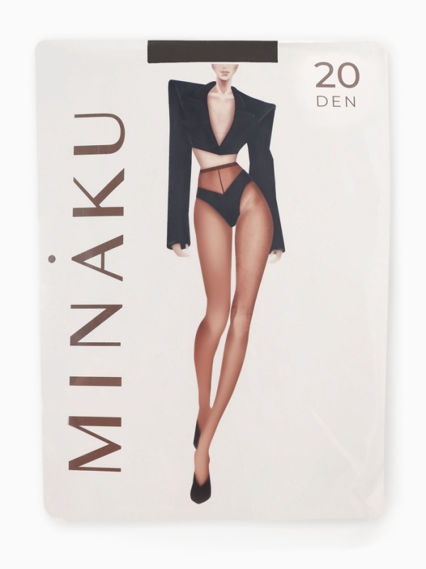 Колготки женские MINAKU, цвет черный, размер 2/S