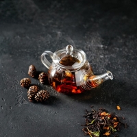 Чайник заварочный &laquo;Дамбо&raquo;, 100 мл, стекло, с металлическим ситом, прозрачный