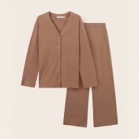 Костюм домашний женский (рубашка и брюки) SL HOME р. XL, кофейный Костюм домашний женский (рубашка и брюки) SL HOME р. XL, кофейный