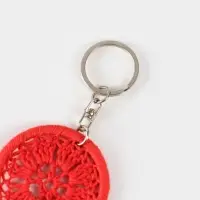 Брелок "Ловец снов" 19 см, цв. красный