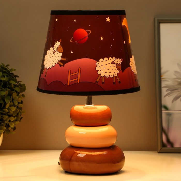 Настольная лампа Настольная лампа "Ночная сказка" Е14 15Вт 20х20х32 см RISALUX