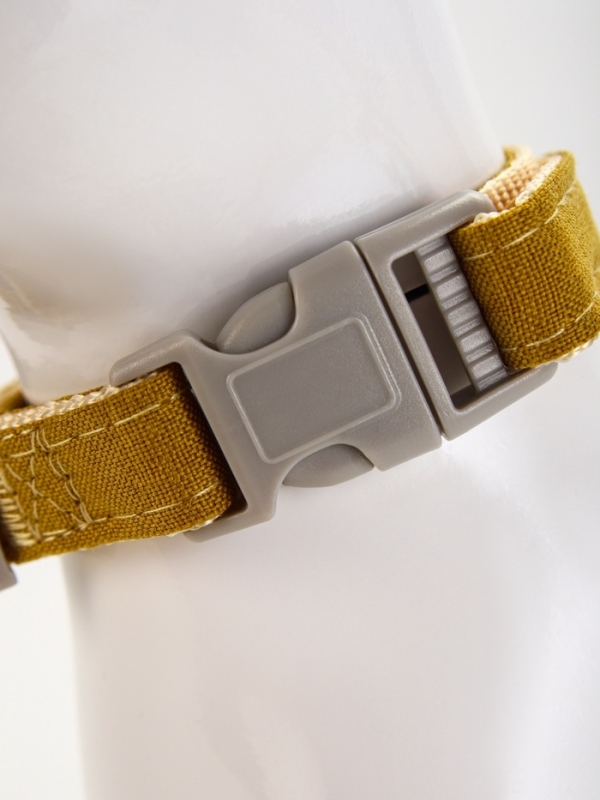 Комплект амуниции "Леди и Джентельмен", поводок 120 х 1,5 см, желтый