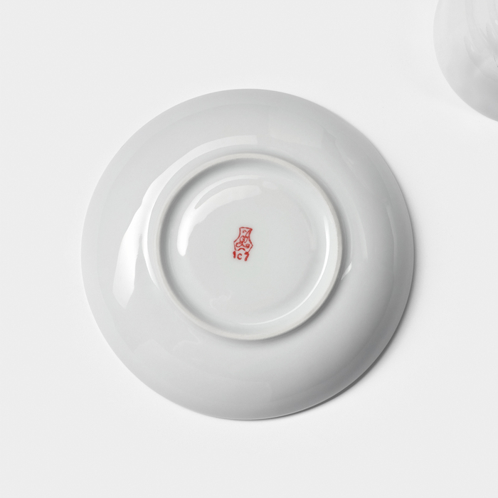 Чайная пара &laquo;Тюльпан&raquo;: чашка 250 мл, блюдце d=15 см