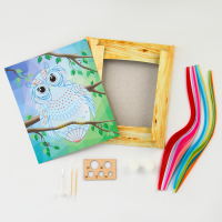 Квиллинг-панно &laquo;Совушка&raquo;