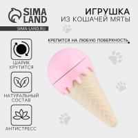 Игрушка с кошачьей мятой «Мороженное» Игрушка с кошачьей мятой «Мороженное»