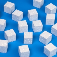 Набор заготовок из пенопласта "Кубик", 3 см, 20 шт