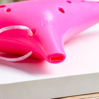 Окарина Music Life 12 отверстий, розовая, 17,5 х 9,5 х 4,5 см Окарина Music Life 12 отверстий, розовая, 17,5 х 9,5 х 4,5 см