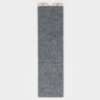 Когтеточка настенная двойная, 55 х 15 см, серая