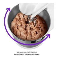Миксер Kitfort КТ-3446, ручной, 150 Вт, 3 л, 5 скоростей, белый Миксер Kitfort КТ-3446, ручной, 150 Вт, 3 л, 5 скоростей, белый