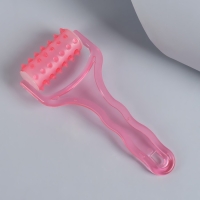 Массажёр - роллер, с шипами, 19 &times; 9 &times; 3,5 см, универсальный, цвет МИКС