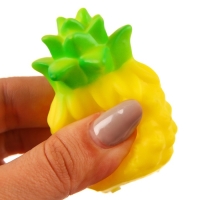 Набор резиновых игрушек для ванны &laquo;Овощи-Фрукты&raquo;, с пищалкой, 6 шт, виды МИКС, Крошка Я