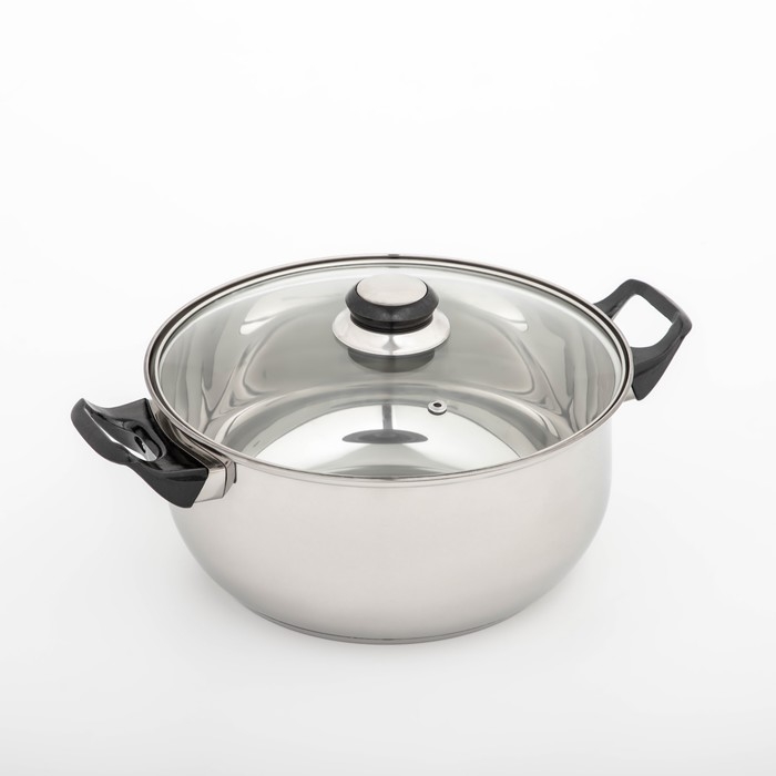 Кастрюля из нержавеющей стали Astell, 4.8 л, d=24, капсульное дно, индукция